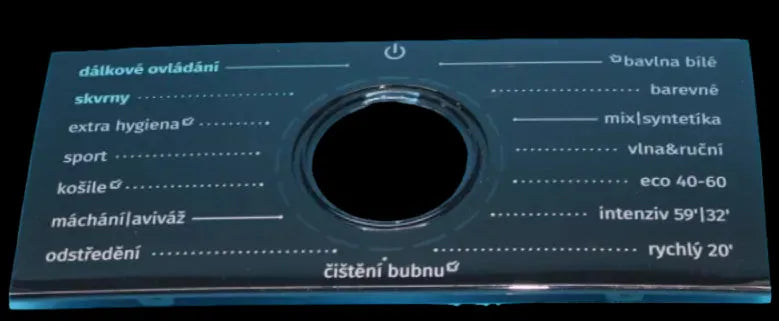 Kryt ovládacího panelu GOR901053 náhradní díl pro pračku GorenMora