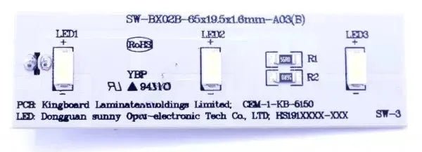 Led osvětlení 1045779 osvětlení pro chladničku Amica jako náhradní díl
