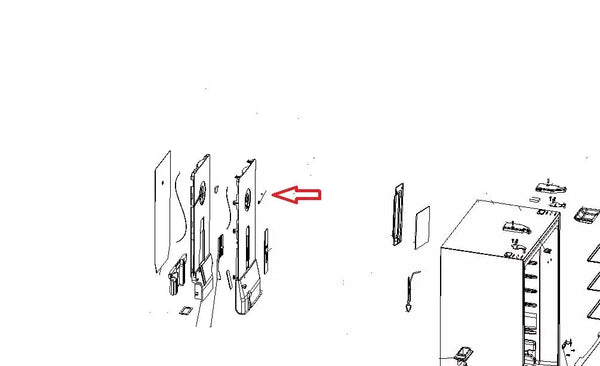 LED osvětlení 2500400009 náhradní díl pro osvětlení chladničky Philco