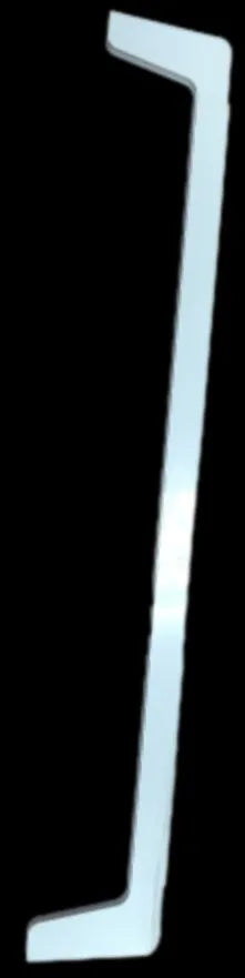 Lišta 707040010 náhradní díl pro upevnění skleněné police v chladničce Eta