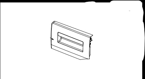 Madlo 1912014107 rukojeť násypky pracích prostředků pro pračky Beko Blomberg
