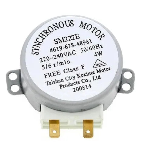 Motor 481067848981 náhradní díl pro otáčení talíře v mikrovlnné troubě Whirlpool Indesit