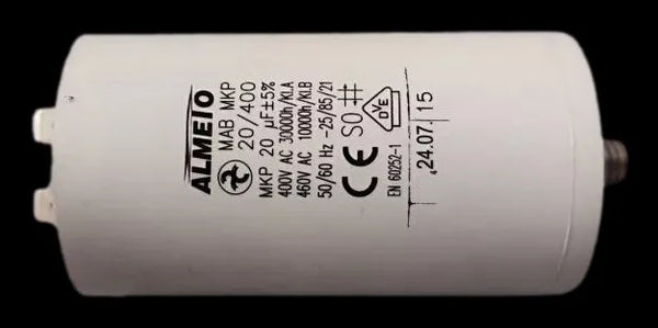 Kondenzátor I916A náhradní díl pro motor pračky Whirlpool 45x80 mm