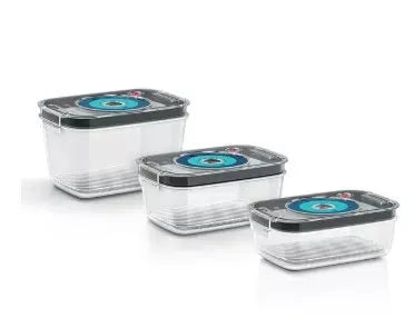 Box na potraviny BSH17005342 určen pro stolní mixér Bosch Siemens sada 3 ks