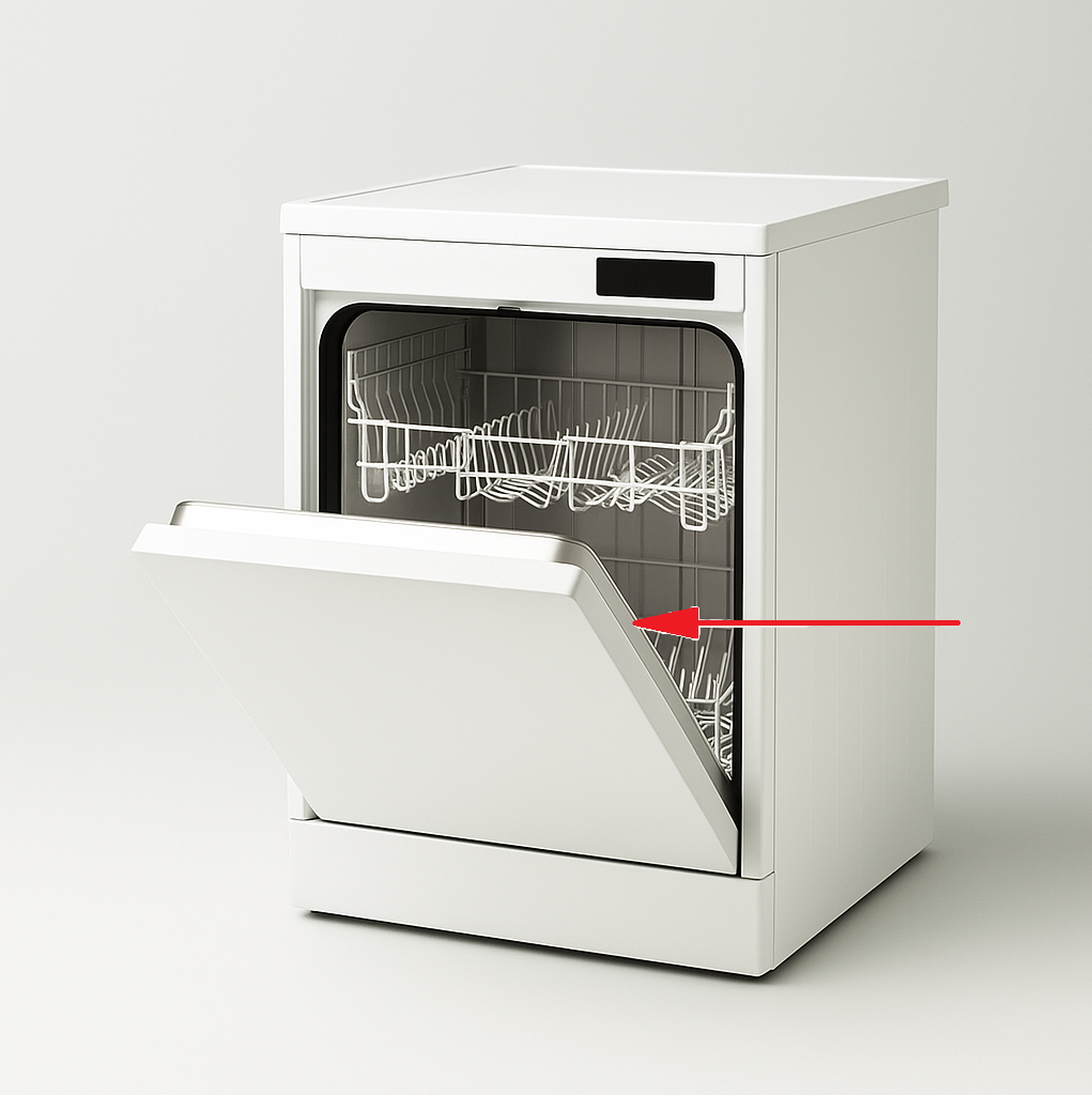 Kde je štítek – myčka