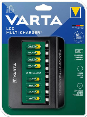VARTA R03 R06 nabíječka baterií LCD MULTI CHARGER pro 1-8ks R03/R06 NA57681