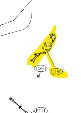 Kabel EAD49973578 náhradní díl pro napájení pračky LG