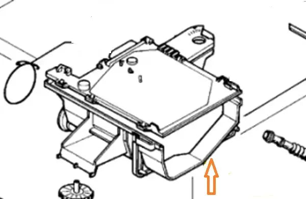 Násypka 1243043039 pro dávkování pracích prostředků do praček AEG Electrolux Zanussi