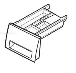 Násypka AGL74454308 pro dávkování pracích prostředků v pračce LG