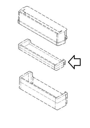 BSH20004318 Police dveří náhradní díl pro lednici Bosch Siemens