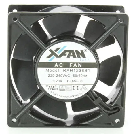 Ochlazovací ventilátor RAH1238S1 určen pro ochlazování sušičky Beko Blomberg