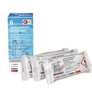 Odvápňovací tablety BSH00311864 slouží k odstranění vodního kamene v kávovaru
