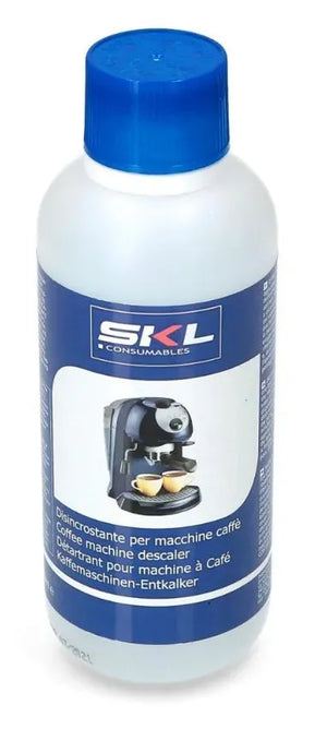 Tekutý odvápňovač určen k odstranění vodního kamene v kávovarech