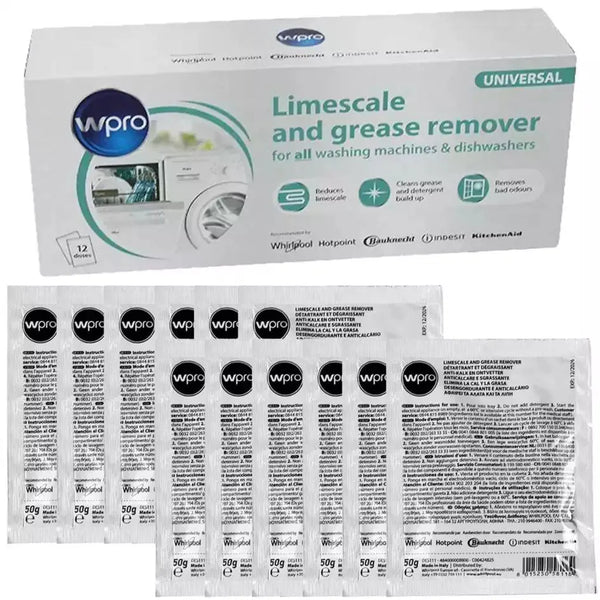 Odvápňovač a odmašťovač 484000008813 určený k odvápnění a odmaštění praček Whirlpool Indesit