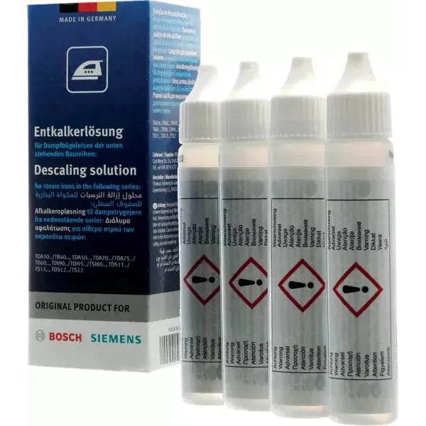 Odvápňovač BSH00311972 pro odvápnění parních žehliček s parním generátorem Bosch Siemens