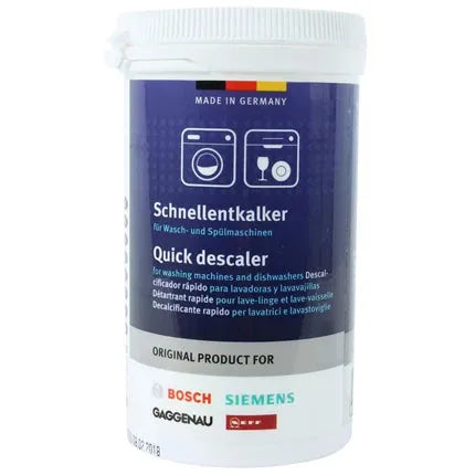 Odvápňovač BSH00311918 určený k odstranění vodního kamene v pračkách a myčkách Bosch Siemens