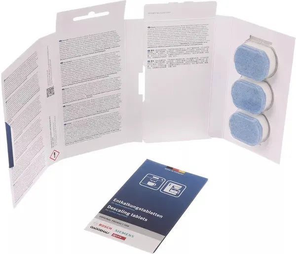 Odvápňovací tablety BSH00311821 pro odvápnění kávovaru Bosch Siemens