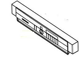 Ovládací panel 1780397000 náhradní díl pro myčku nádobí Beko Blomberg