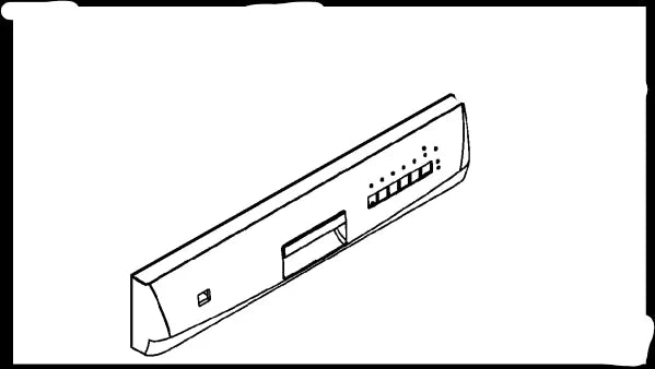 Ovládací panel 1560571802 náhradní díl pro myčku nádobí AEG Electrolux Zanussi