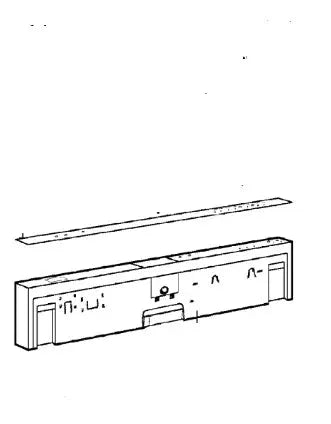 Ovládací panel 480140102427 určený pro ovládání myčky nádobí Whirlpool