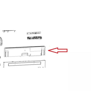 Panel 481010484993 náhradní díl pro myčku nádobí Whirlpool zajišťující snadnou instalaci