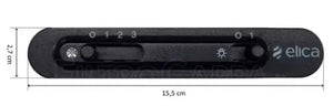 Ovládací panel CRU0085973 pro ovládání odsavače par Elica 155 x 27 mm