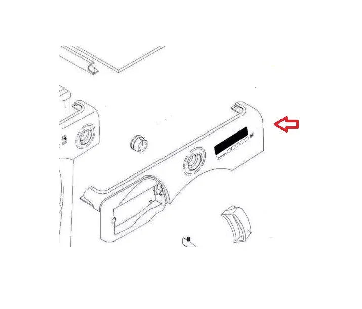 Panel ovládací CAN43033473 náhradní díl pro ovládání praček Candy Hoover
