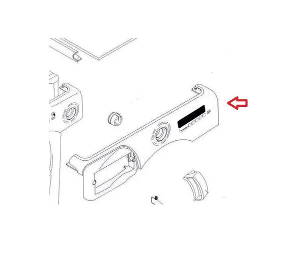 Panel ovládací CAN43033473 náhradní díl pro ovládání praček Candy Hoover