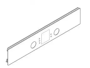 Ovládací panel BSH00676570 náhradní díl pro pečicí troubu Bosch Siemens