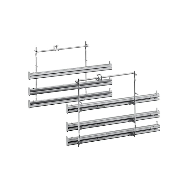 BSH17003896 Výsuvné kolejničky náhradní díl pro troubu Bosch Siemens sada 3 ks