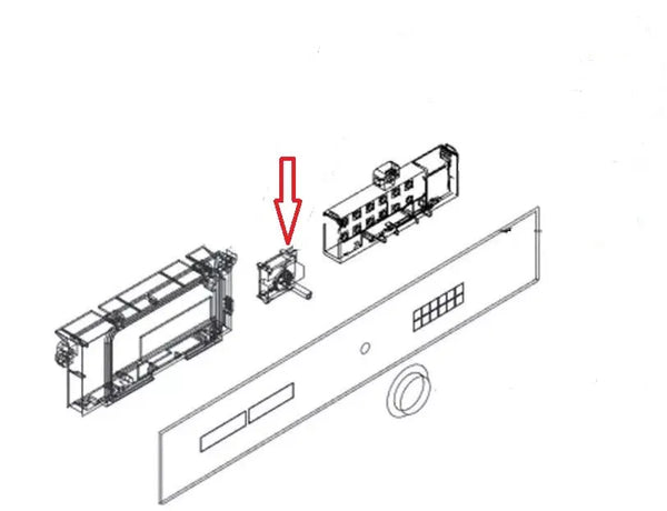 Přepínač AS0058968 náhradní díl pro ovládání trouby Brandt