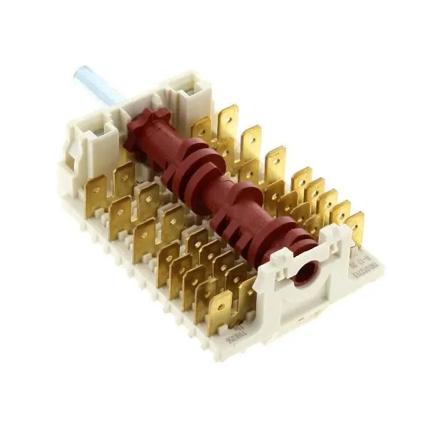 Přepínač C00078435 náhradní díl pro ovládání funkcí pečicí trouby Whirlpool 6+0 pozic