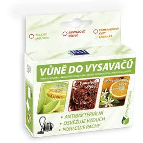 Vůně do vysavače santalové dřevo Jolly slouží k provonění vysavače