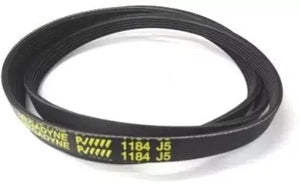 Řemen 1184J5 481935810037 určen pro pohon pračky Whirlpool Indesit Bosch Siemens Fagor Brandt