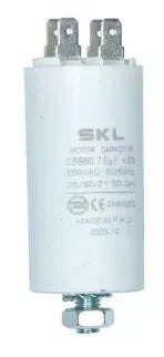 Rozběhový kondenzátor 92215292 pro rozběh motoru v sušičce prádla Candy 75uF 450VAC