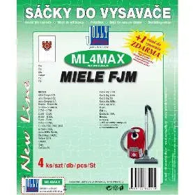 Sáčky MAX ML náhradní díl pro sběr prachu ve vysavači Miele sada 4 ks Jolly