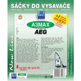 Sáčky A 3 MAX určeny do vysavače značky Jolly