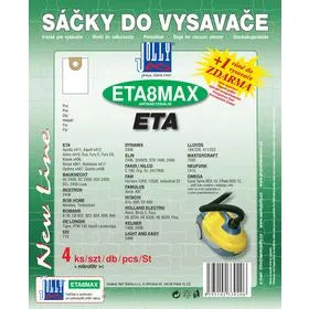 Sáček 8 MAX náhradní díl pro vysavač ETA Jolly