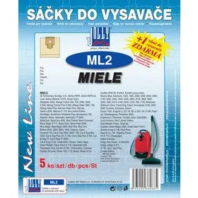 Sáček ML 2 náhradní díl pro vysavač Jolly určený ke sběru prachu