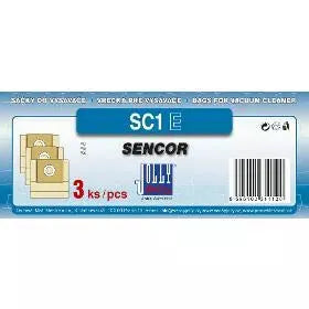 Sáčky SC 1 E určeny pro sběr prachu ve vysavači Sencor sada 3 ks ekonomické Jolly