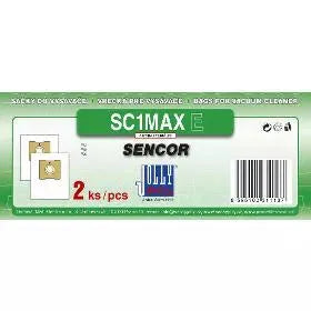 Sáčky MAX SC 1 E náhradní díly pro vysavače Sencor sada 2 ks ekonom