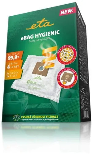 Sáčky 960068010 eBag Hygienic 9600 68010 náhradní díl pro sběr prachu ve vysavači ETA