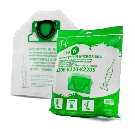 Sáčky VK200 VK220 náhradní díl pro vysavače Vorwerk Kobold sada 6 ks