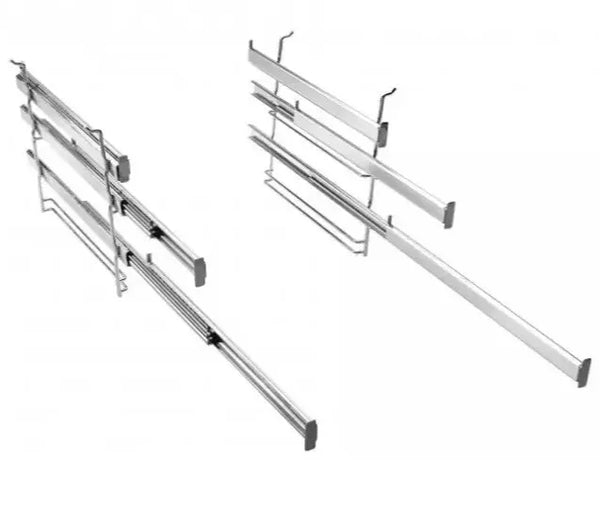 Sada teleskopických výsuvů GOR685995 pro vysouvání plechů v troubě Goren424x360 mm