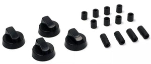 KSM500UNI Ovládací knoflíky náhradním dílem pro troubu sada 4 ks 6 až 8 mm