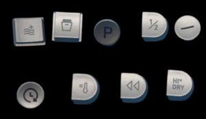 Sada tlačítek GOR846757 náhradní díl pro myčku nádobí Goren8 ks