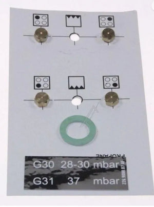 Trysky PB 4431100189 náhradní díl pro varnou desku Beko Blomberg