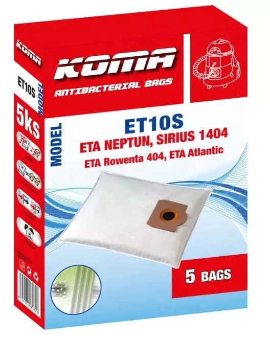 Sáčky ET10S náhradním dílem pro vysavače Eta sada 5 ks