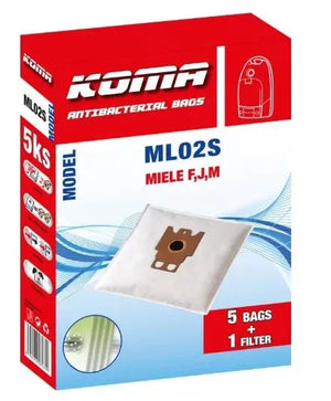 330121047111 Sáčky a mikrofiltr ML02S náhradní díl pro vysavač Miele sada 5ks