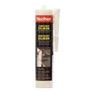 Sanitární silikonový tmel 310 určen k utěsnění spár v sanitárních prostorách Fischer